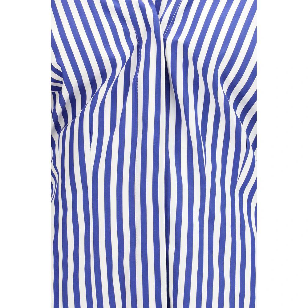 Givenchy Blue Cotton Pattern Shirt