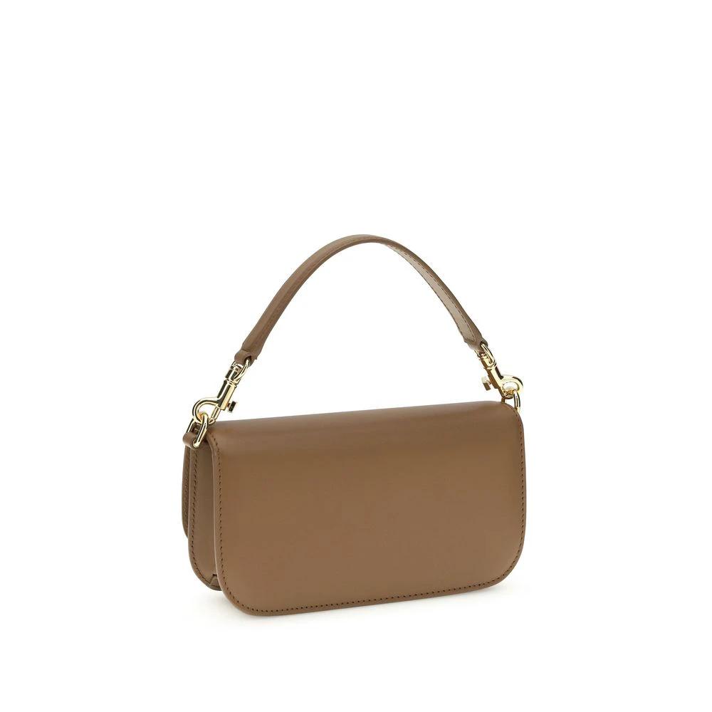 Dolce & Gabbana Brown Calf Leather Bos Taurus Handbag