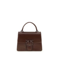 PINKO Brown Goatskin Handbag