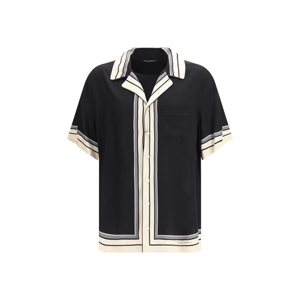 Dolce & Gabbana Multicolor Silk Pattern Shirt