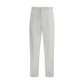 Dolce & Gabbana White Cotton Casual Pants