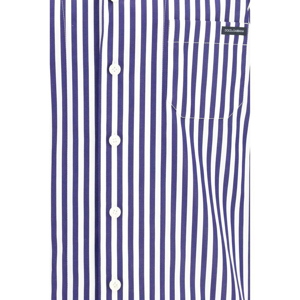 Dolce & Gabbana Multicolor Cotton Pattern Shirt
