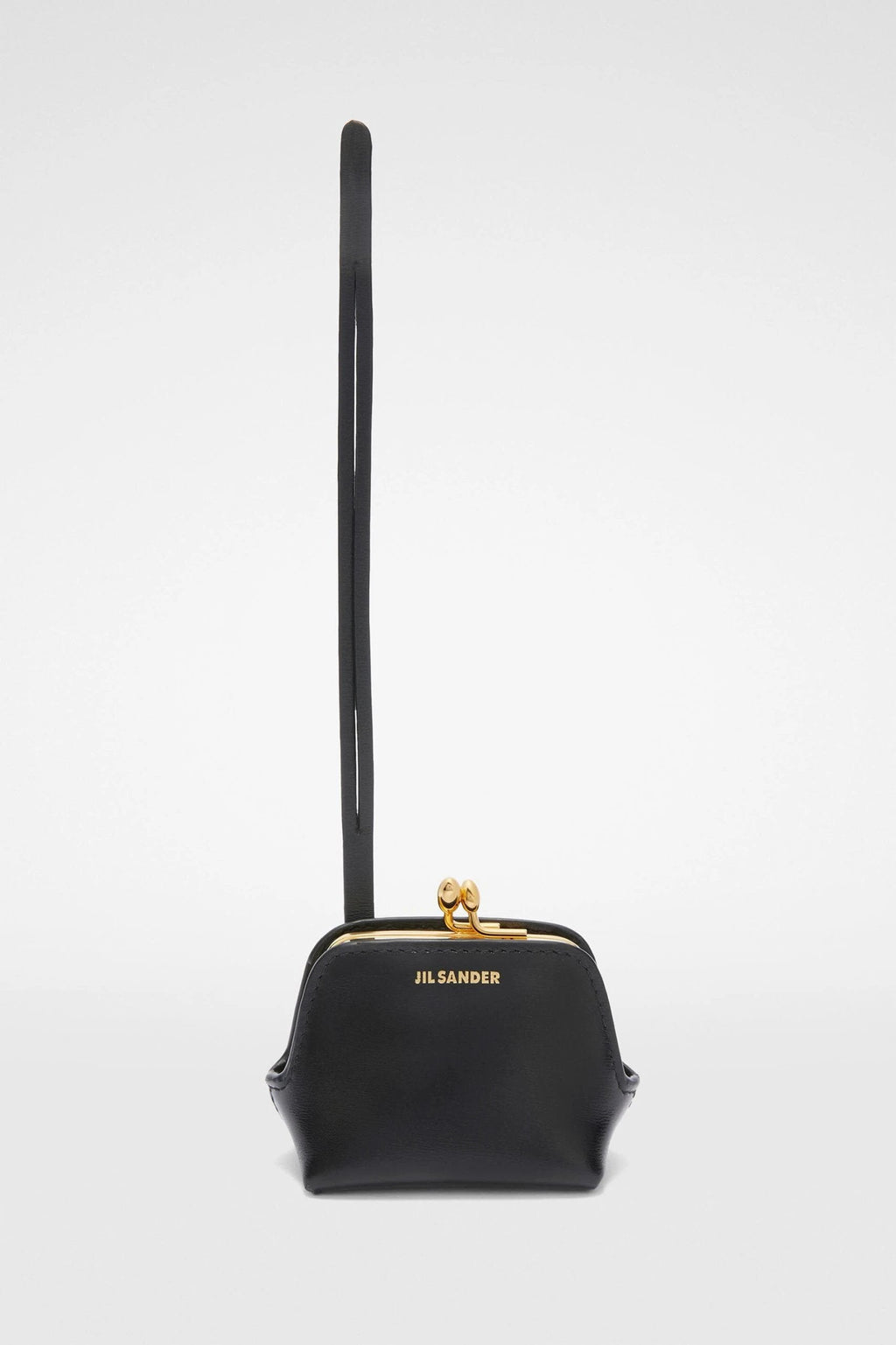 Jil Sander Black Fibres Clutch Bag