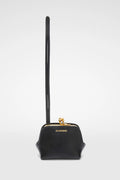 Jil Sander Black Fibres Clutch Bag