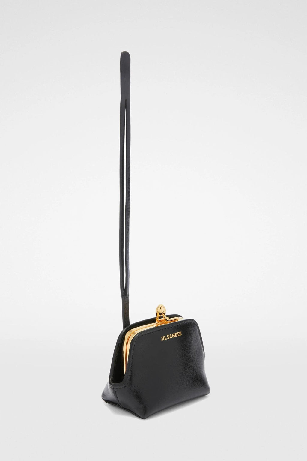 Jil Sander Black Fibres Clutch Bag