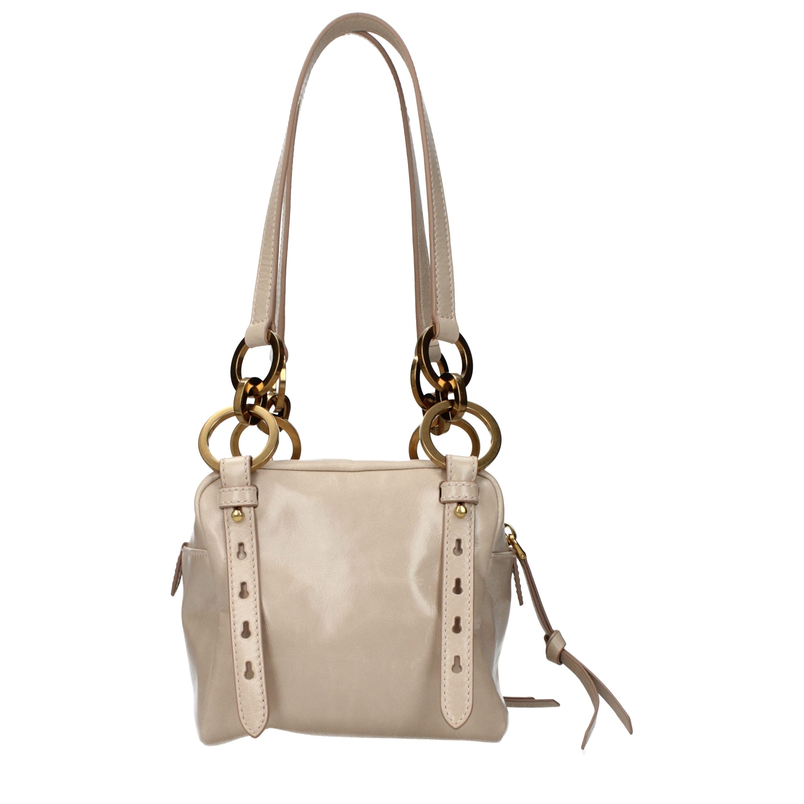 Prada Pink Leather Shoulder Women's Bag