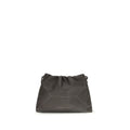 Brunello Cucinelli Brown Calf Leather Bos Taurus Shoulder Bag
