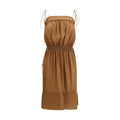 Saint Laurent Beige Polyester Casual Women's Dress