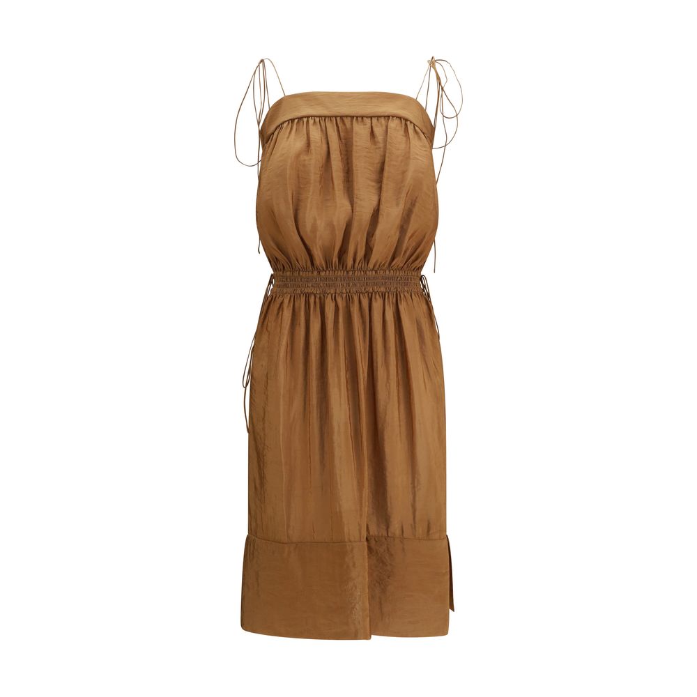 Saint Laurent Beige Polyester Casual Women's Dress