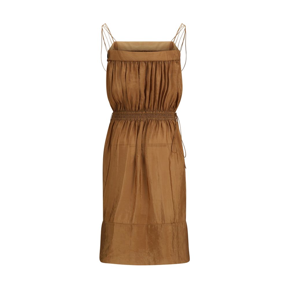 Saint Laurent Beige Polyester Casual Women's Dress