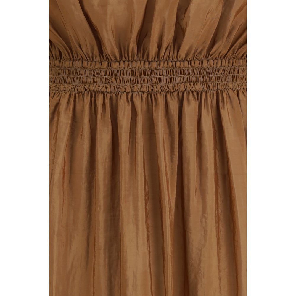 Saint Laurent Beige Polyester Casual Women's Dress