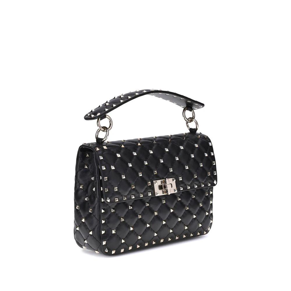 Valentino Garavani Black Lamb Ovis Aries Aries Shoulder Bag