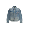 Saint Laurent Blue Cotton Denim Men's Jacket