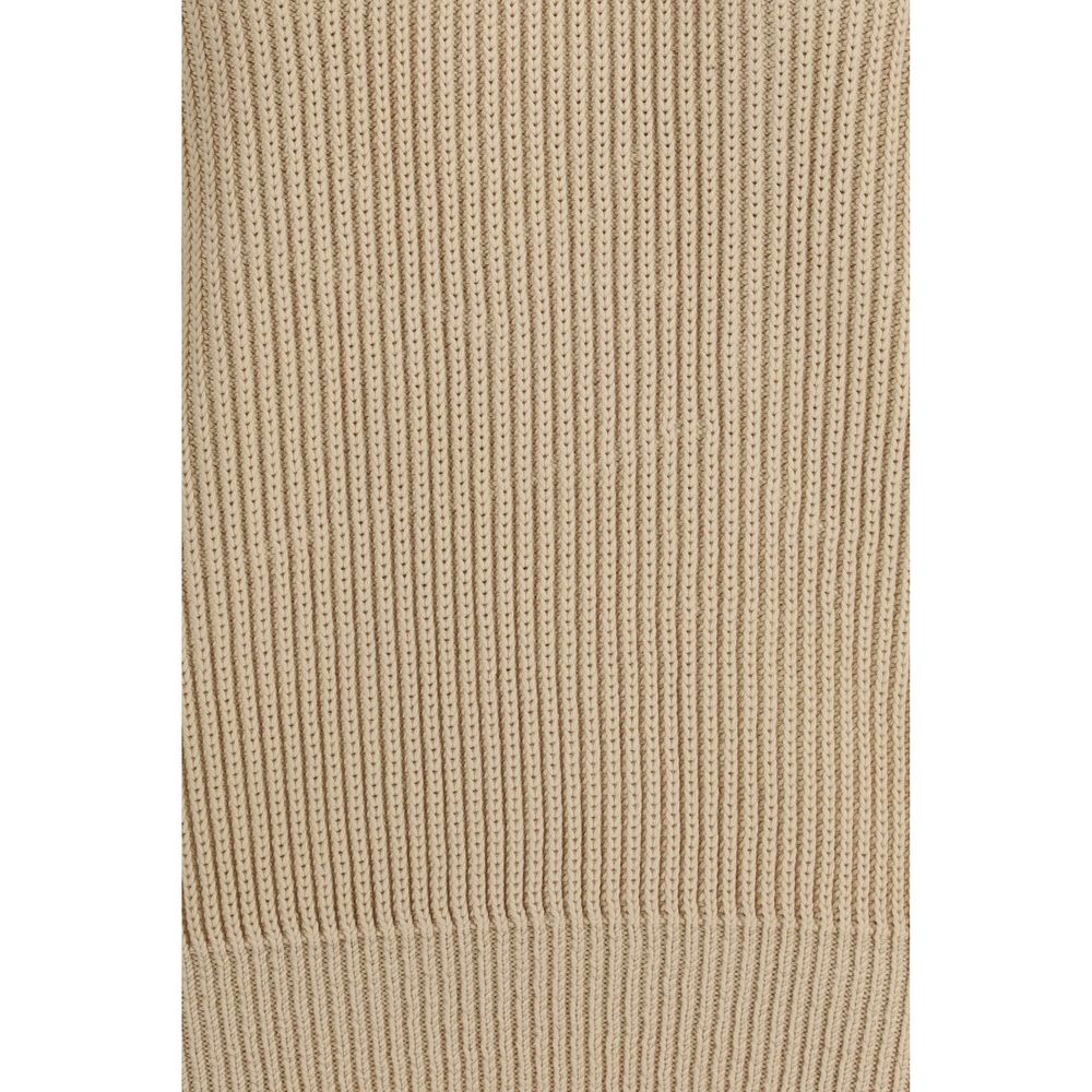 Saint Laurent Beige Cotton Women's Sweatshirt