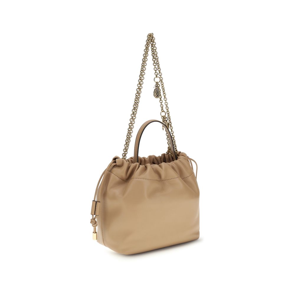 Chloé Beige Lamb Ovis Aries Aries Shoulder Women's Bag