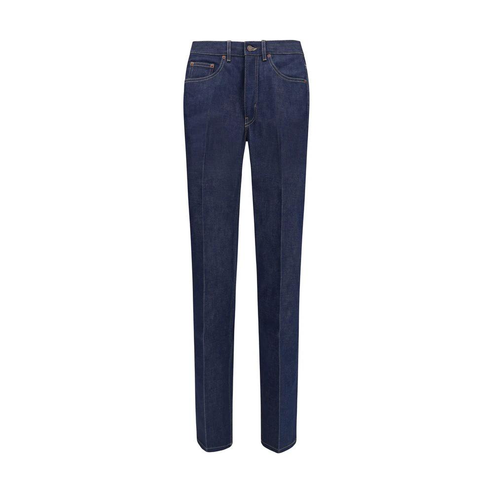 Chloé Blue Cotton Slim Fit Jeans