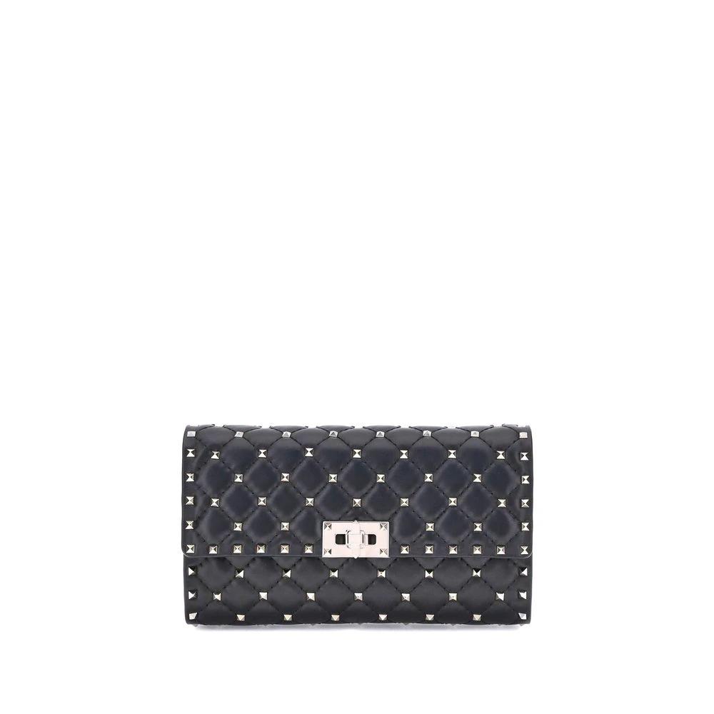Valentino Garavani Black Lamb Ovis Aries Aries Shoulder Bag
