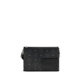 MCM Black Calf Leather Bos Taurus Shoulder Bag