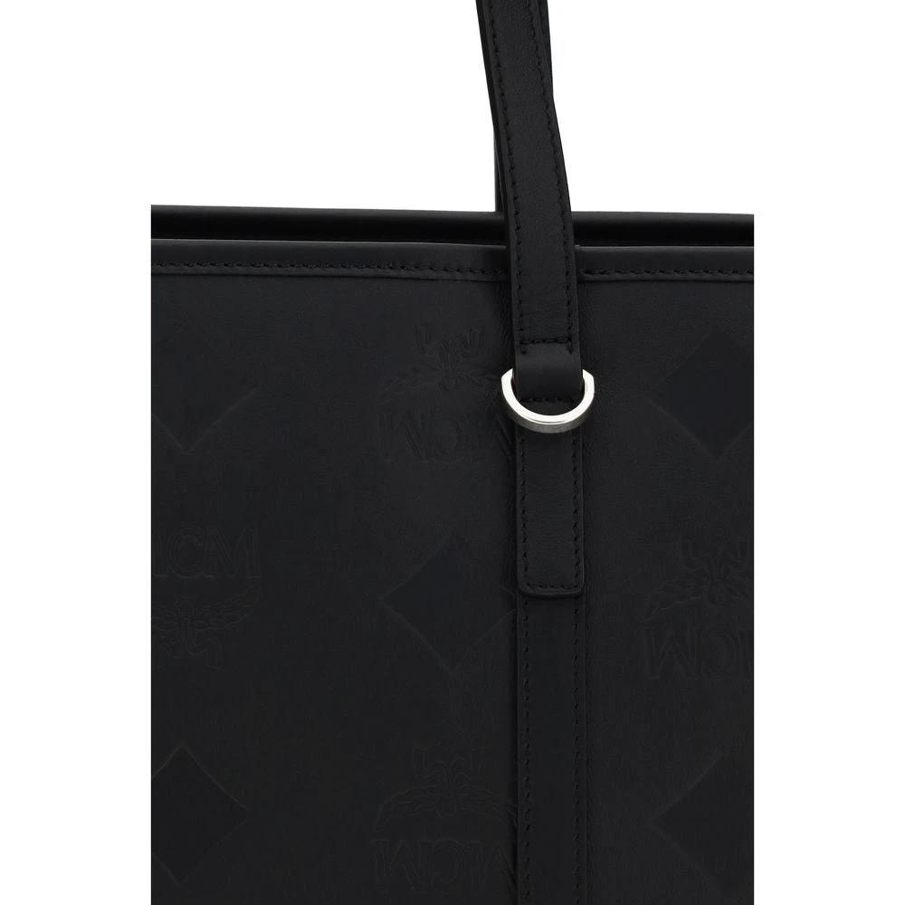MCM Black Calf Leather Bos Taurus Shoulder Bag