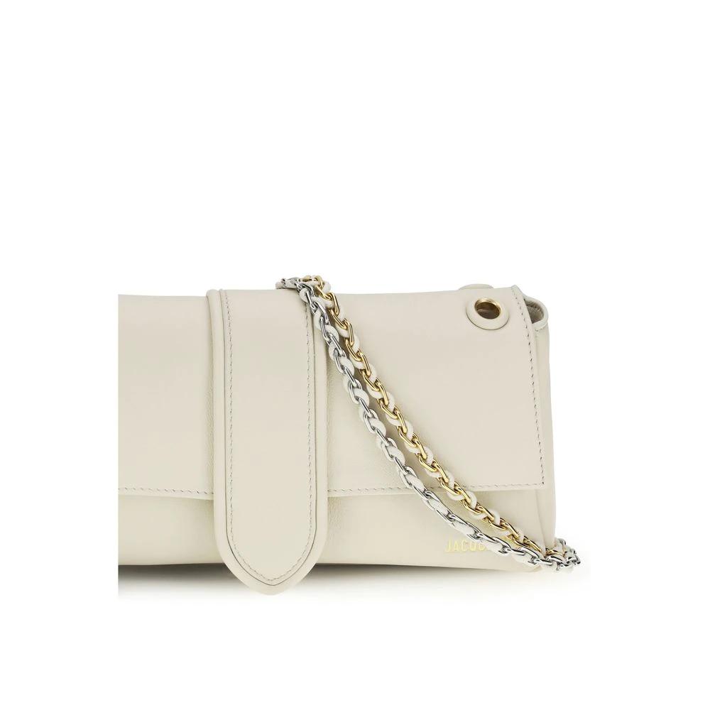 Jacquemus Beige Calf Leather Bos Taurus Shoulder Bag