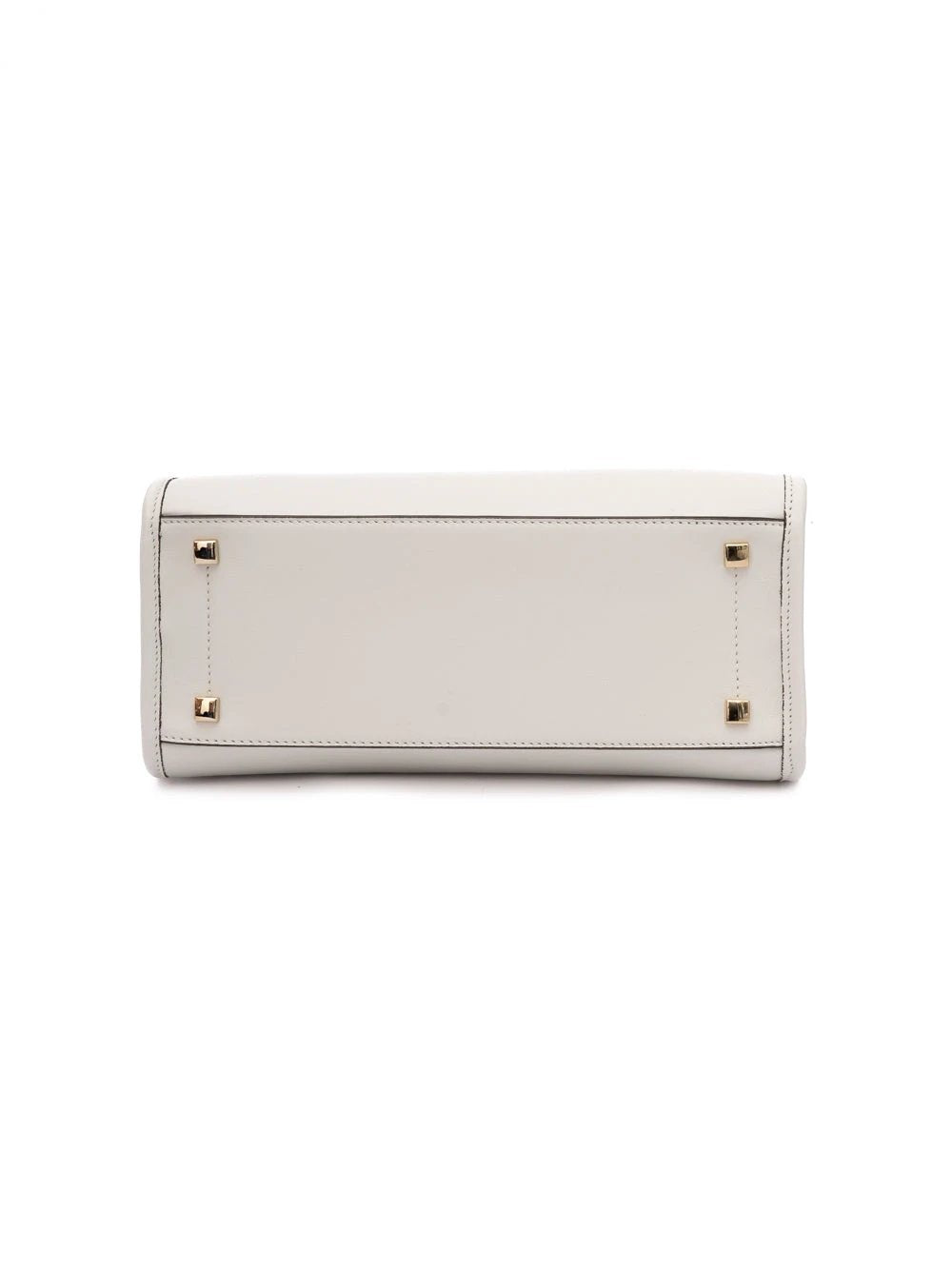 Jimmy Choo White Avenue S Tote Leather Handbag