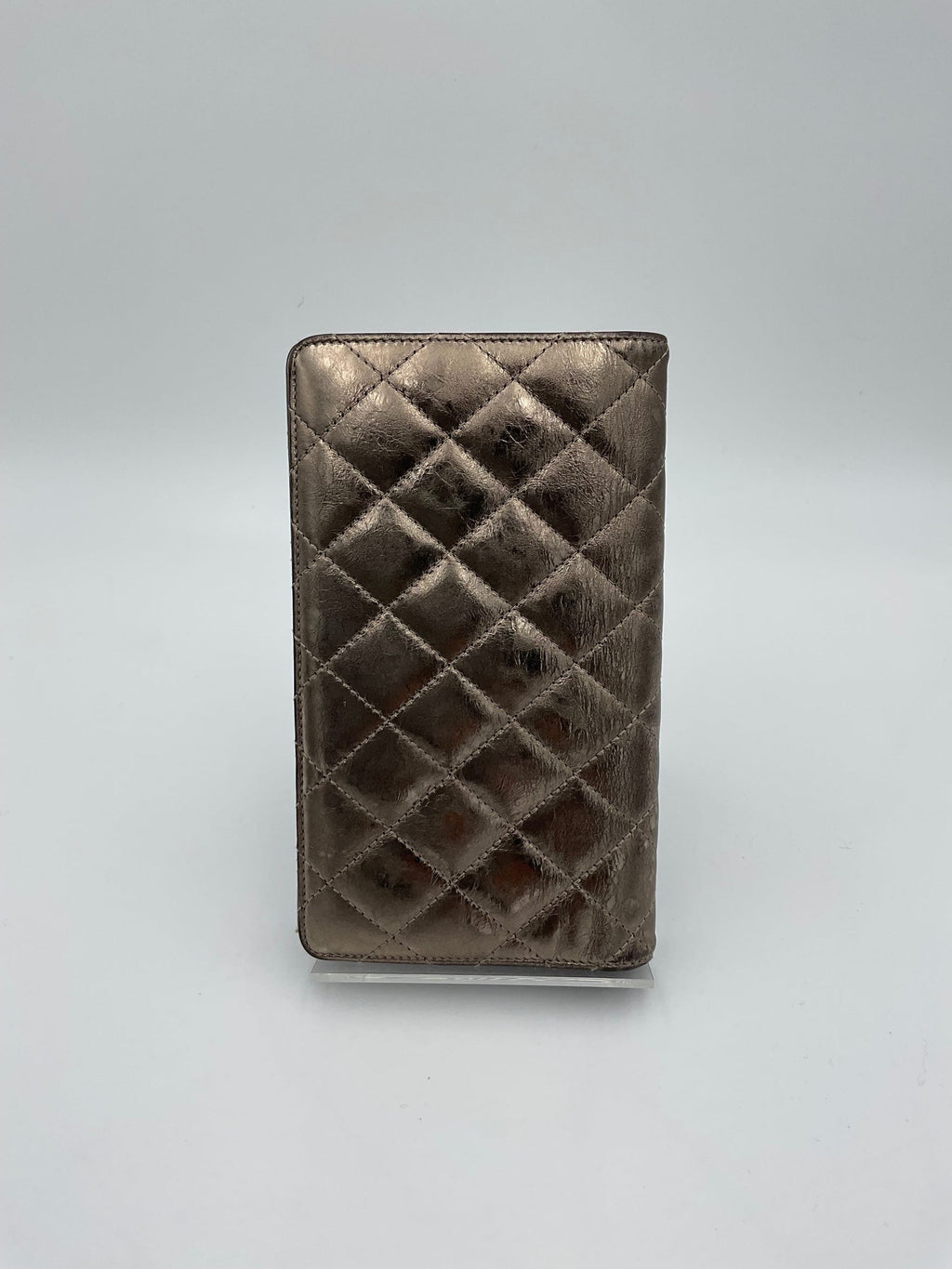 Chanel CHANEL Matèlassè Platinum Women's Wallet