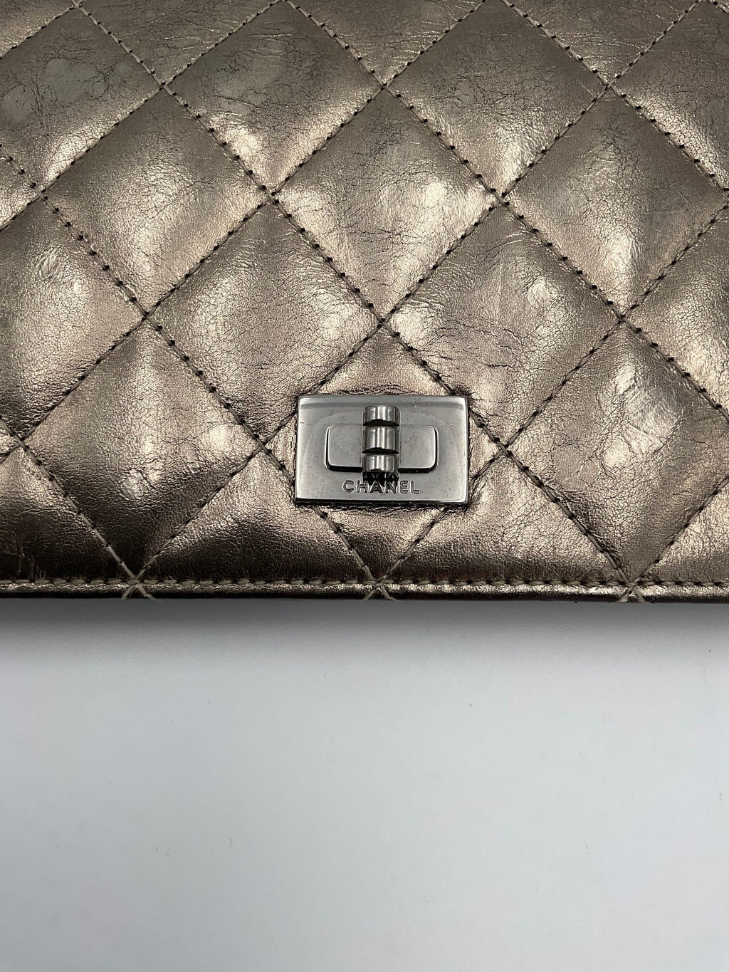 Chanel CHANEL Matèlassè Platinum Women's Wallet