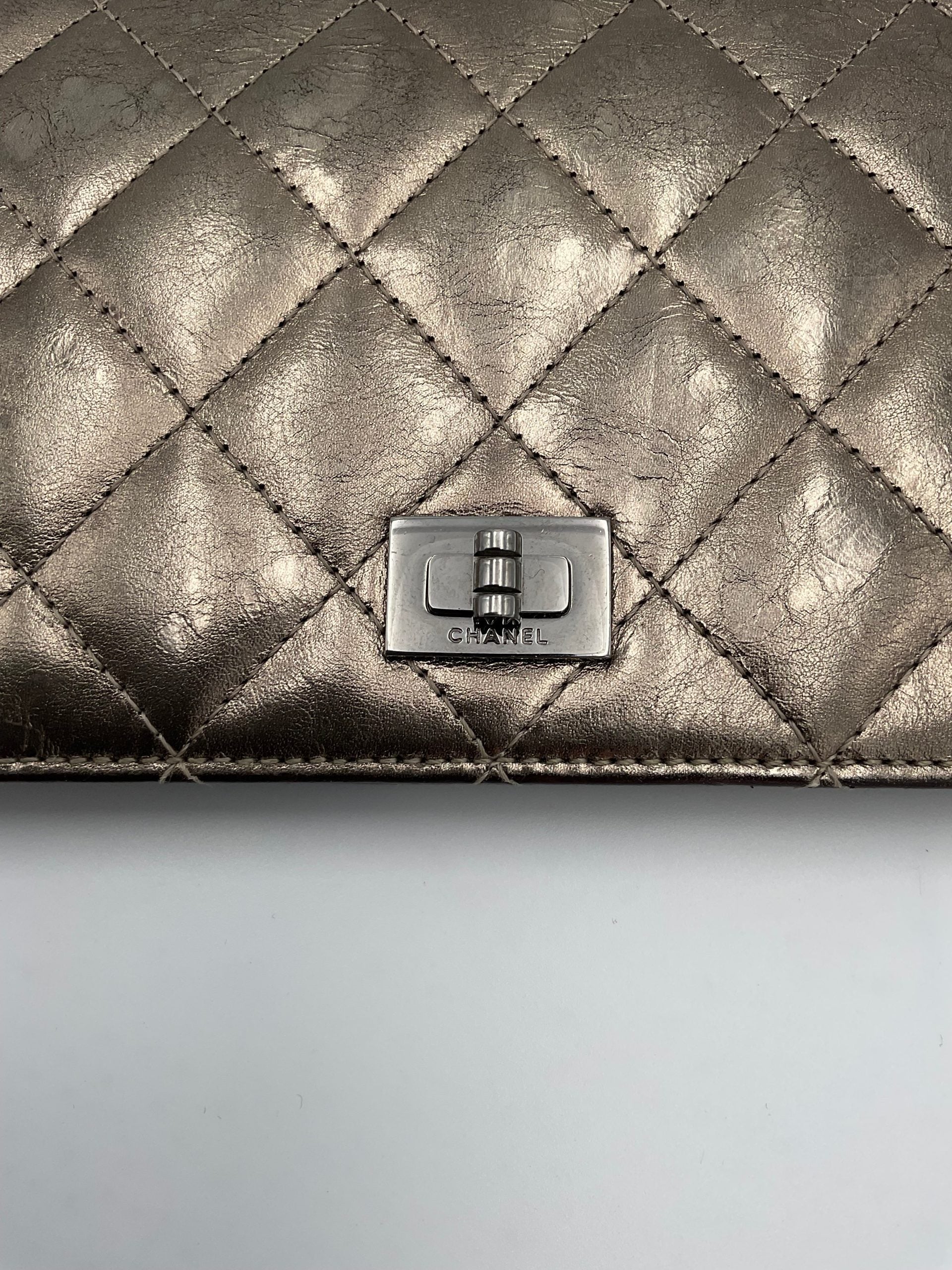 Chanel CHANEL Matèlassè Platinum Women's Wallet