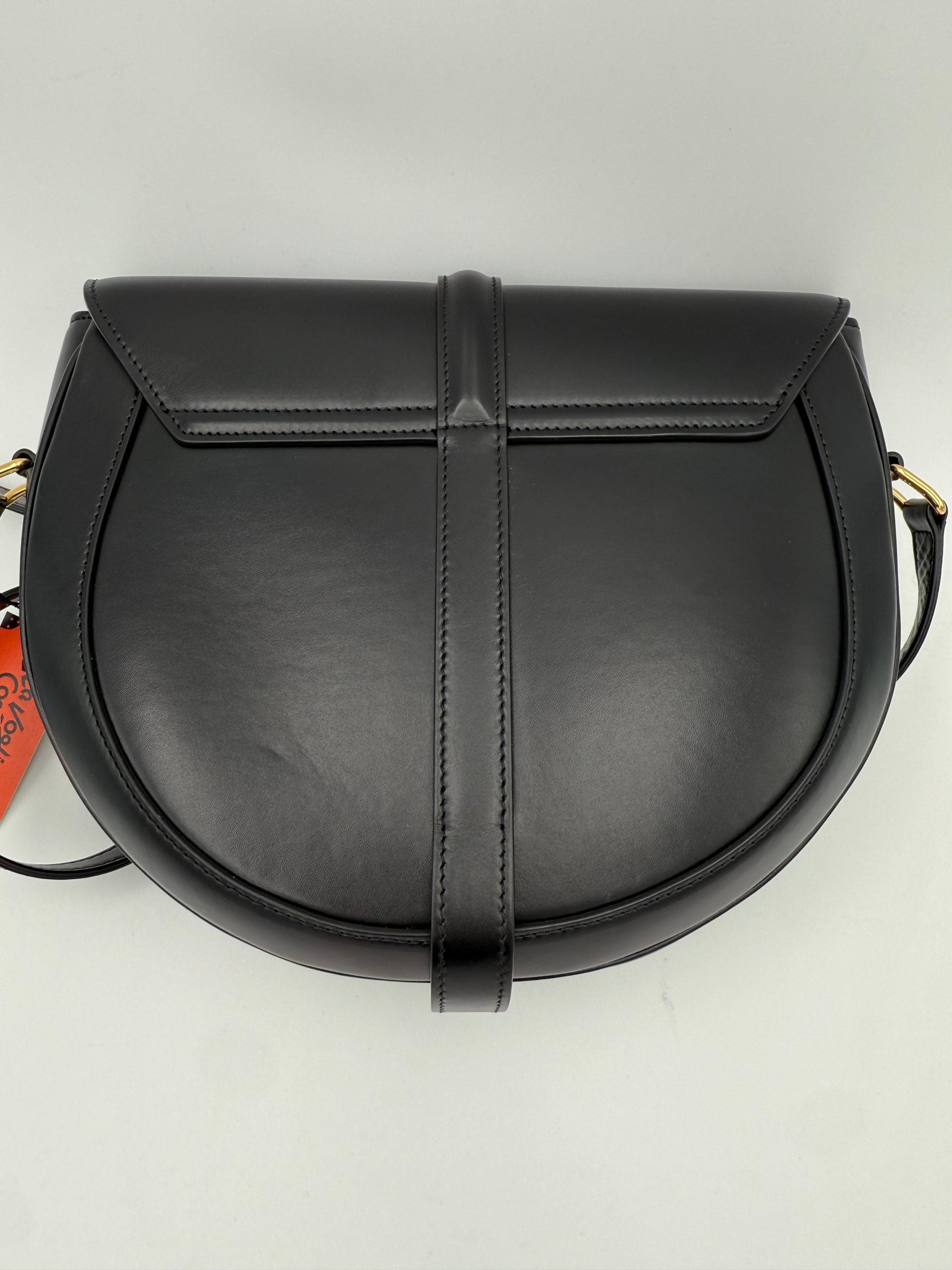 Celine CELINE Sac 16 Besace Black Large Women's Bag