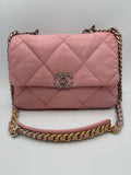 Chanel CHANEL 19 Medium Pink Women's Handbag