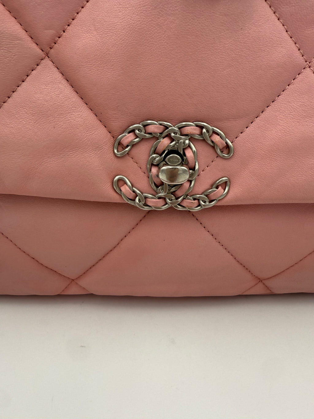 Chanel CHANEL 19 Medium Pink Women's Handbag
