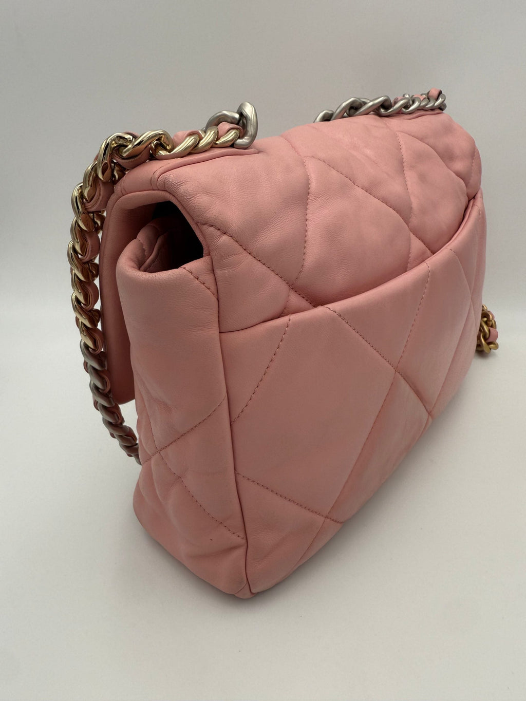 Chanel CHANEL 19 Medium Pink Women's Handbag
