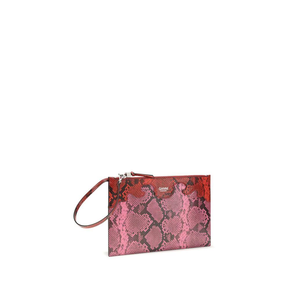 Ganni Multicolor Polyester Clutch Bag