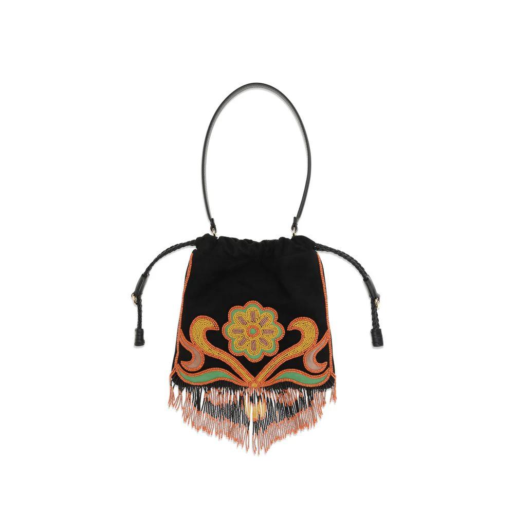 Etro Multicolor Goatskin Handbag
