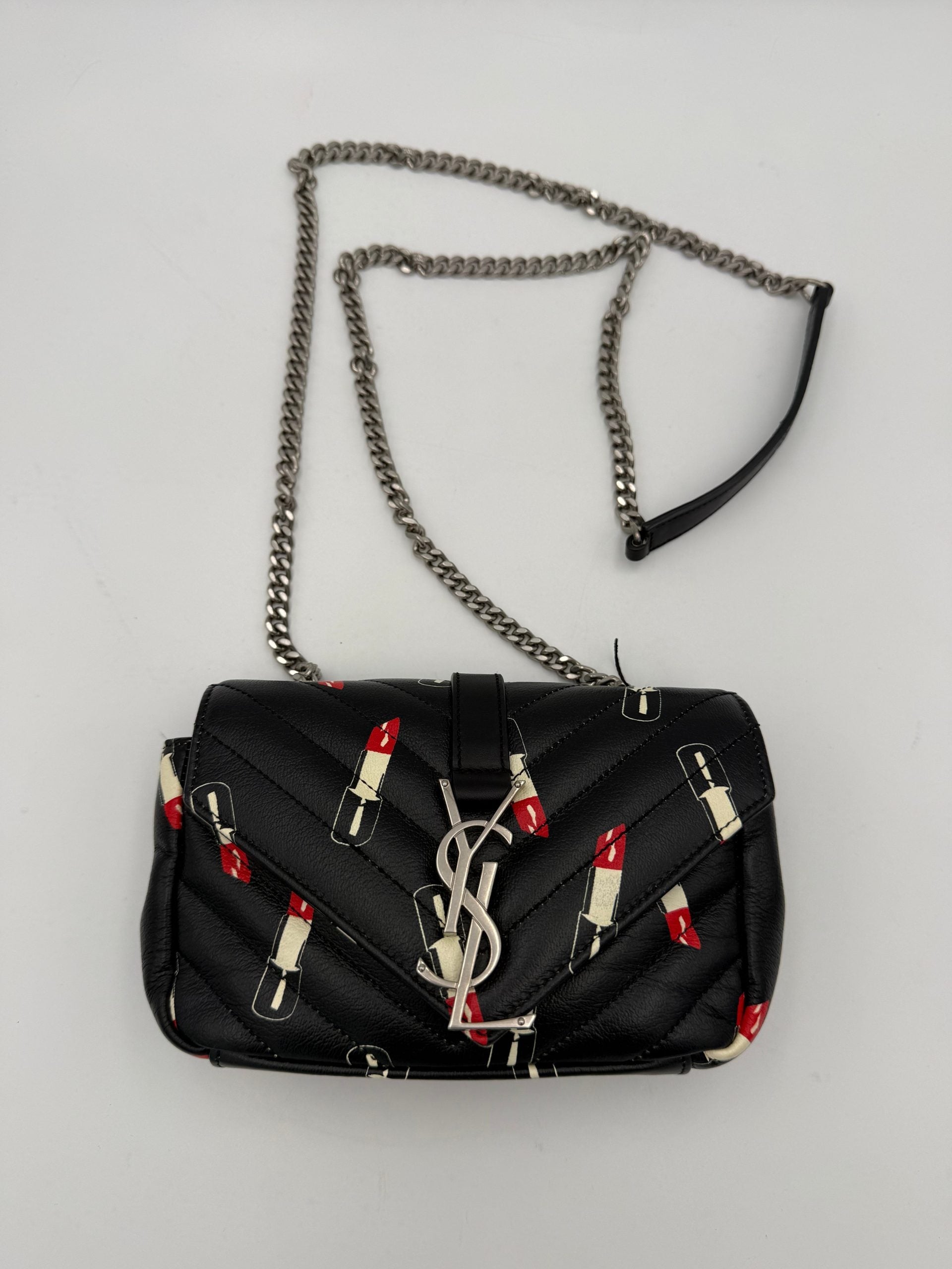 Saint Laurent SAINT LAURENT MINI COLLEGE Lip Stick Women's Handbag (Pre-Owned)