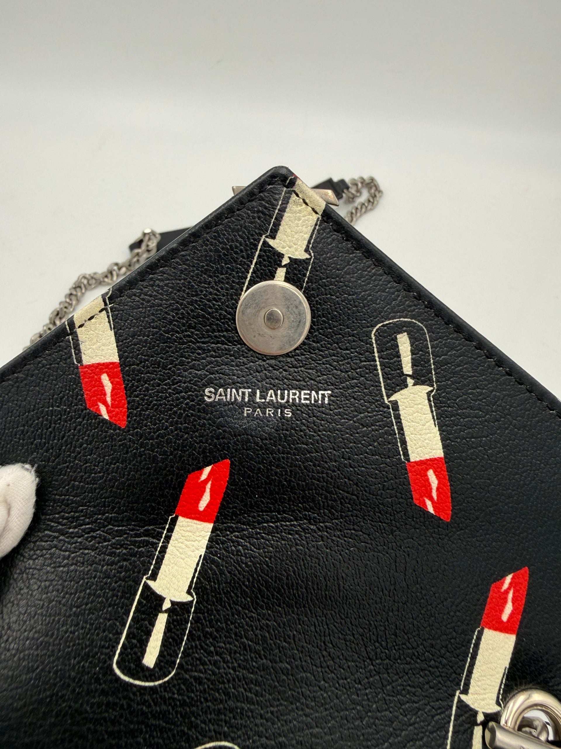 Saint Laurent SAINT LAURENT MINI COLLEGE Lip Stick Women's Handbag (Pre-Owned)