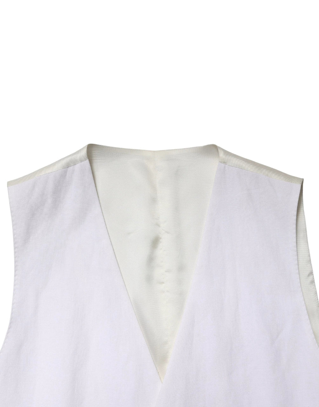 Dolce & Gabbana White SARTORIA Linen 2 Piece Men Formal Suit