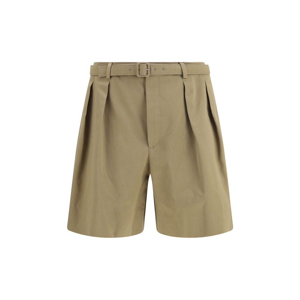 Saint Laurent Beige Cotton Bermuda Men's Shorts