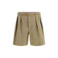 Saint Laurent Beige Cotton Bermuda Men's Shorts
