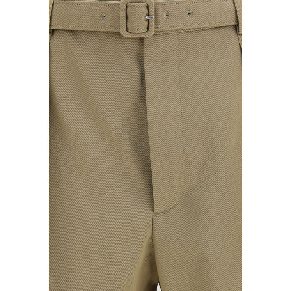 Saint Laurent Beige Cotton Bermuda Men's Shorts