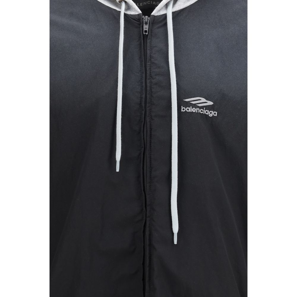 Balenciaga Black Polyester Men's Bomber