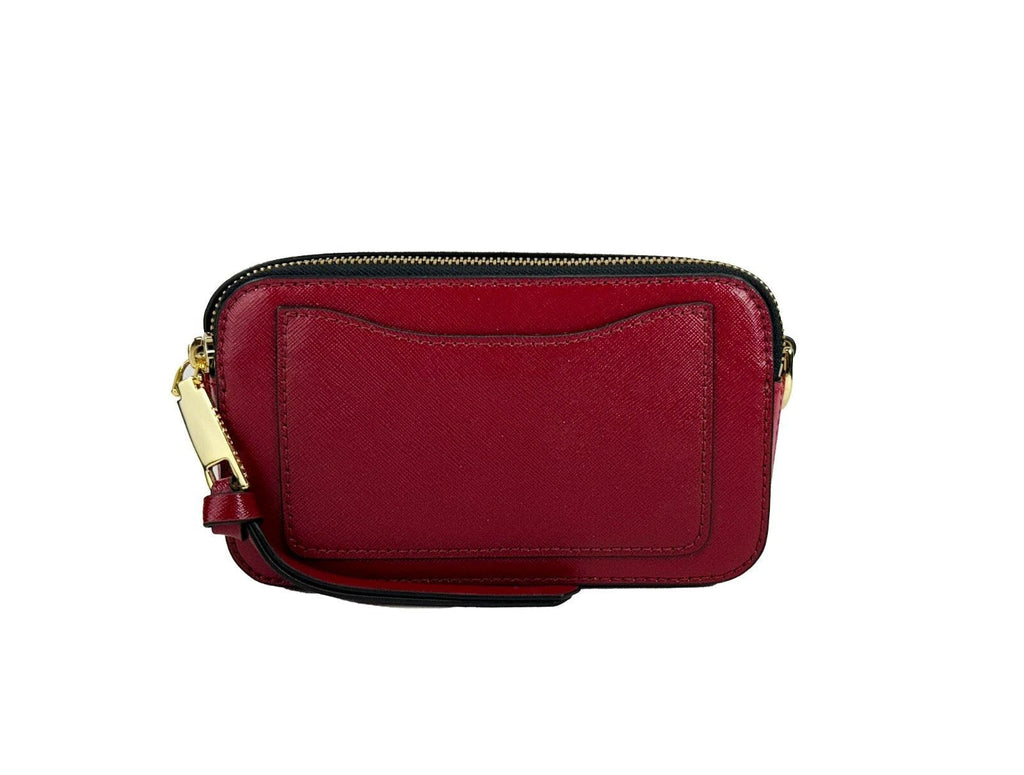 Marc Jacobs Snapshot Leather Shoulder Bag - Red Multi