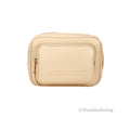 Burberry Burberry Small Branded Peach Pink Grainy Leather Camera Crossbody Women's Bag