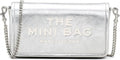 Marc Jacobs The Metallic Leather Chain Mini Bag - Silver