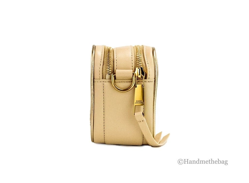 Marc Jacobs The Moto Shot 21 Curds Leather Camera Crossbody Purse Bag