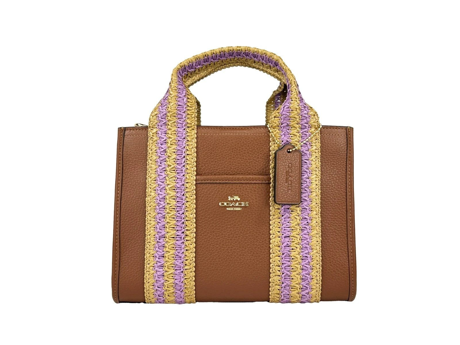 COACH Coach Straw Web Smith 24 Tote Bag Purse