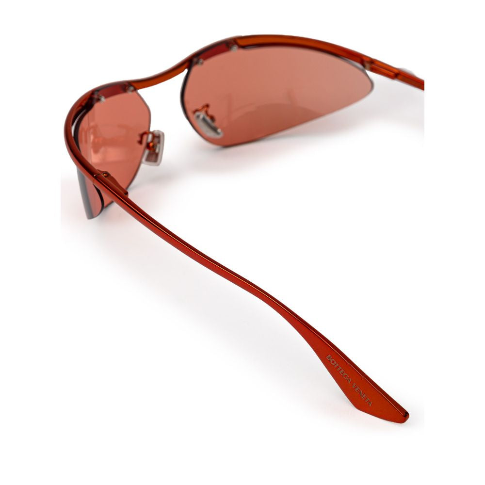 Bottega Veneta Orange Metal Men's Sunglasses