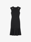 Givenchy Black Fibres Cocktail Dress