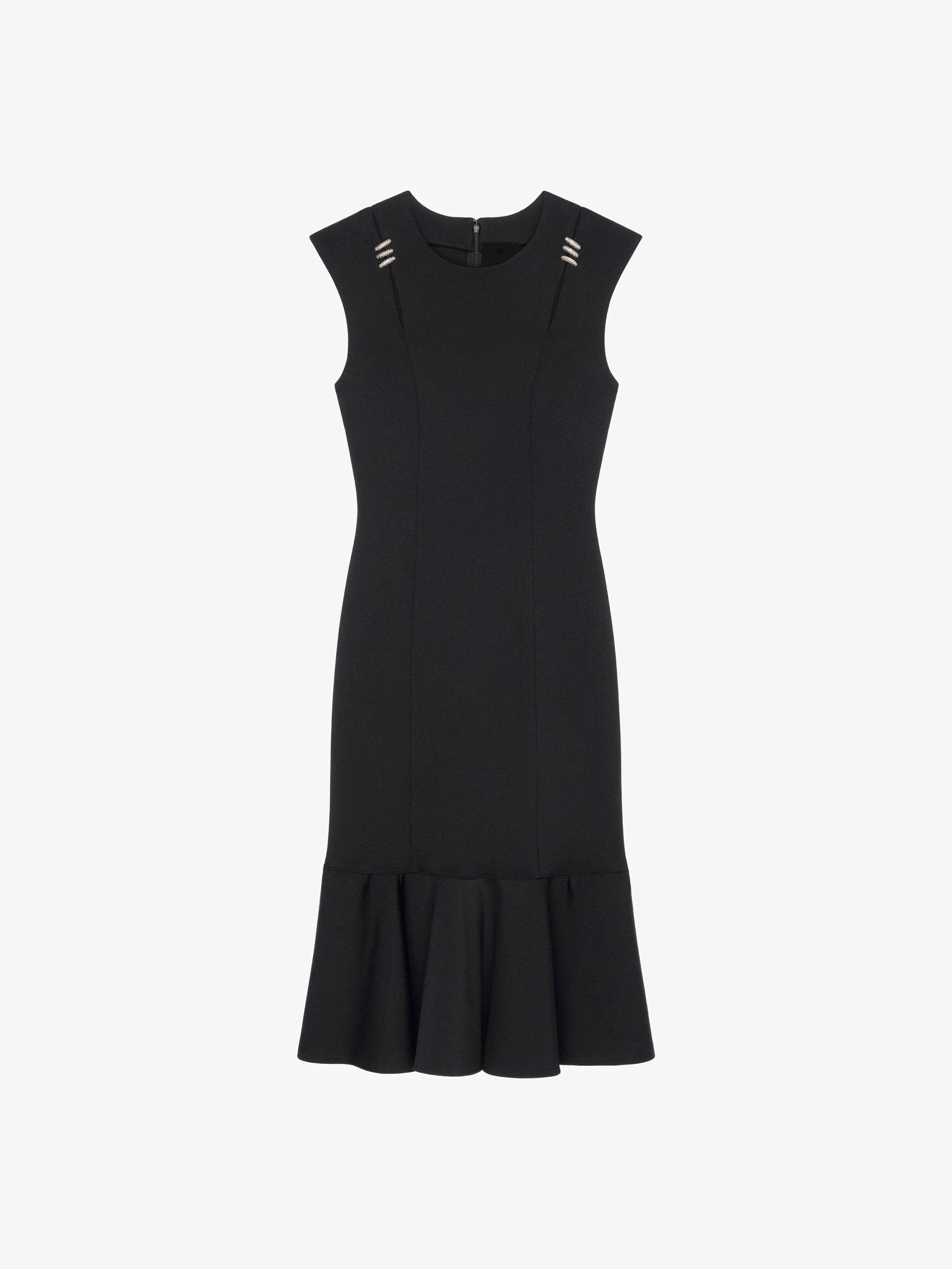 Givenchy Black Fibres Cocktail Dress