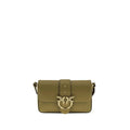 PINKO Bicolor Calf Leather Bos Taurus Shoulder Bag